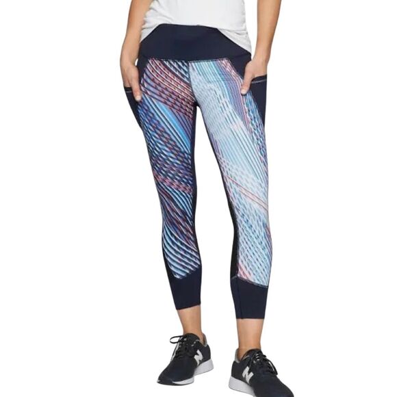 Athleta Womens Mosaic Relay Capri 2.0 Multi Size S - Picture 1 of 12